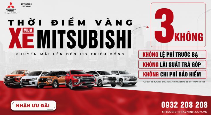 ? THỜI ĐIỂM VÀNG ĐỂ MUA XE MITSUBISHI ?Với chính sách bán xe “3 KHÔNG” ‼️‼️