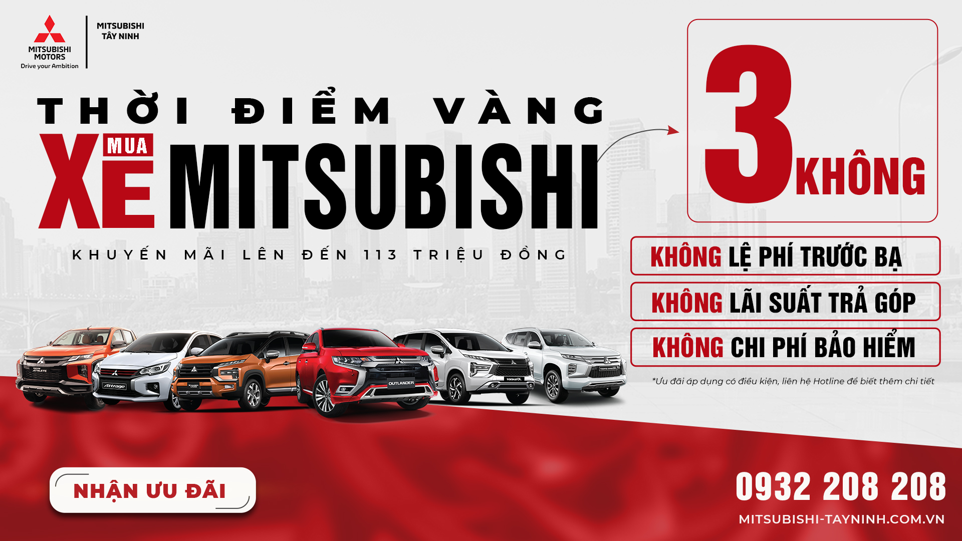 ? THỜI ĐIỂM VÀNG ĐỂ MUA XE MITSUBISHI ?Với chính sách bán xe “3 KHÔNG” ‼️‼️